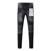 Purple Brand Jeans Pure Cotton High Street Trend #9027